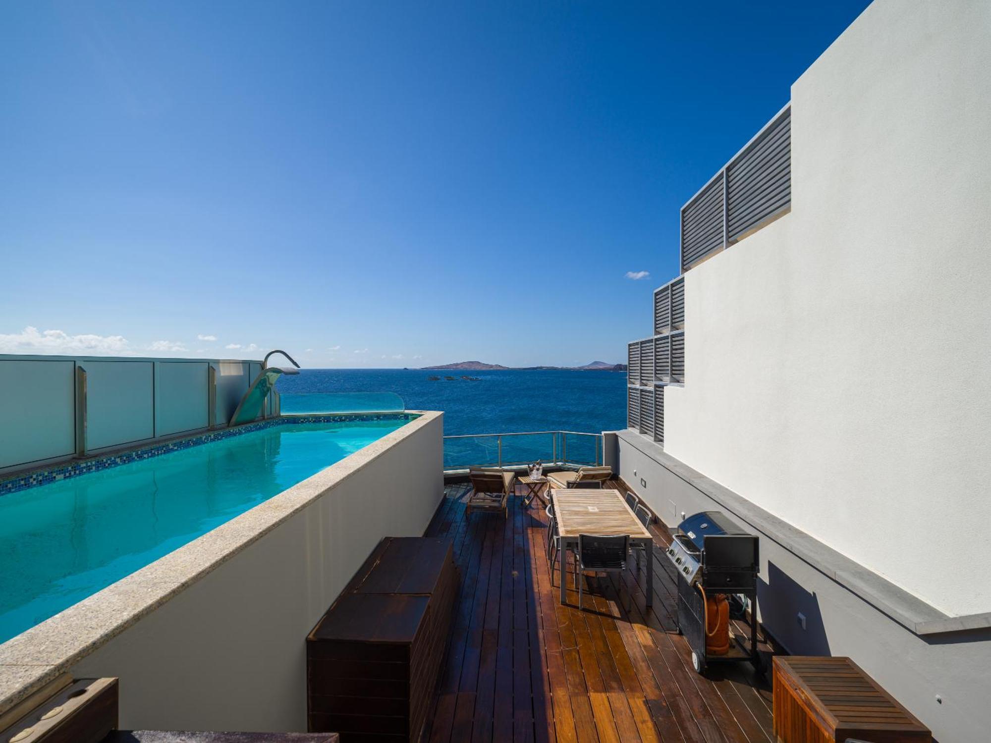 Penthouse With Private Swimming Pool Apartment Melenara Exterior photo